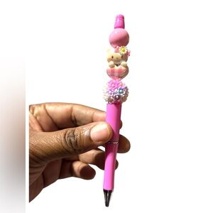 Handmade Pink Decorative Cat Pen